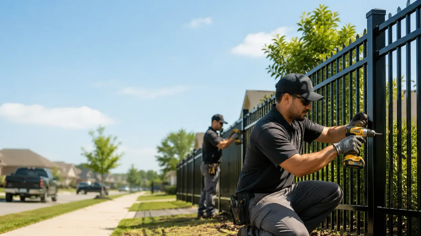 Metal Fence Installation in Cable, WI